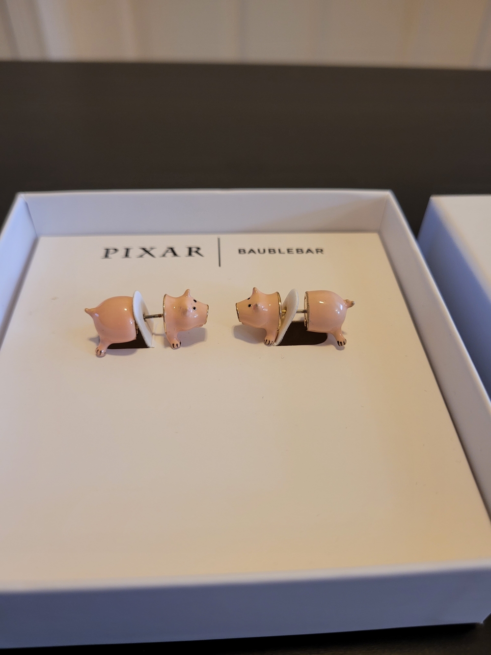 Pixar x BaubleBar Hamm Piglet Stud Earrings - Light Pink #393